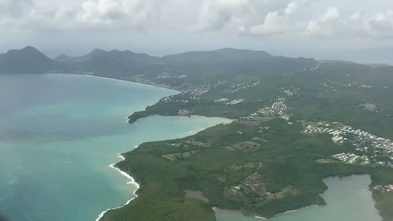 Paysage vu depuis les airs